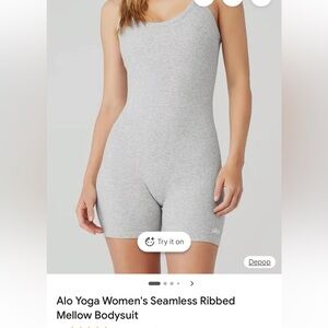 ALO Yoga Women's Seamless Ribbed Mellow Bodysuit